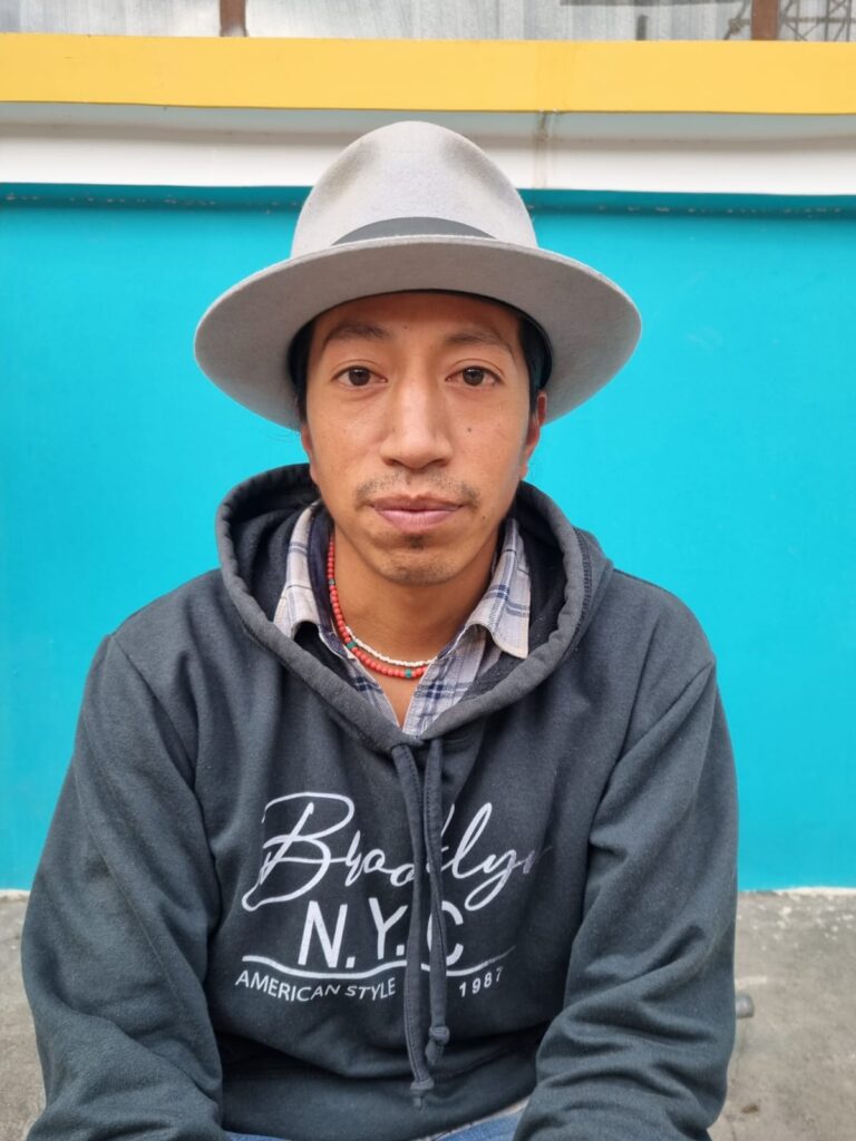 Edison Muenala, reportero comunitario