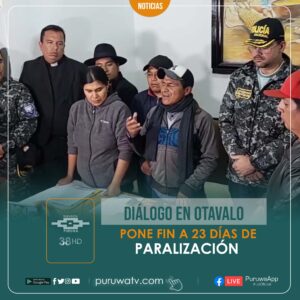 Fin del paro en Otavalo: acuerdos tras 23 días de protestas