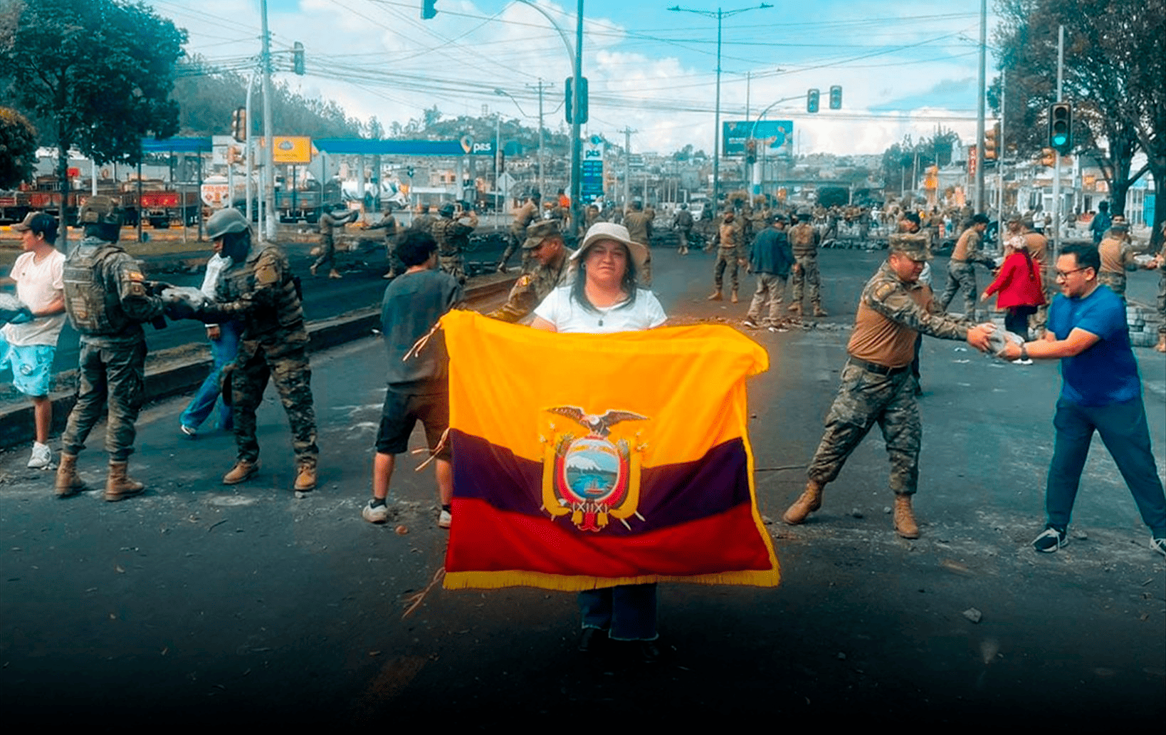 CONAIE se retira del paro en Ecuador: Ejército y Policía habilitan vías en Imbabura