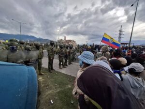 Paralización en Otavalo