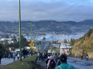 Paralización en Otavalo conitnúa